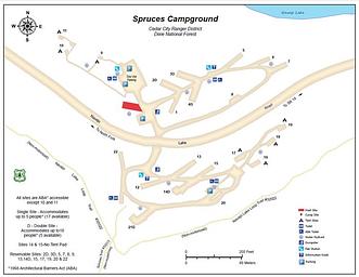 Spruces Campground (Dixie Nf)