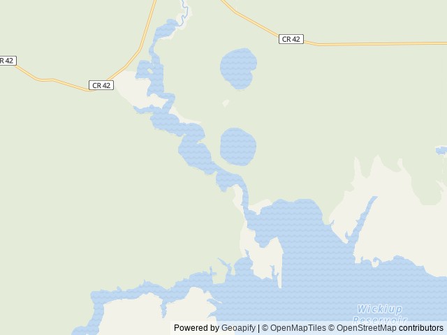 Map of South Twin Lake Campground location at Coburg, OR, United States