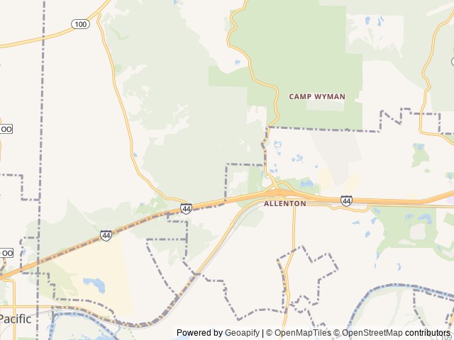 Map of Yogi Bear's Jellystone Park Camp Resort: Eureka, Missouri location at Eureka, MO, United States