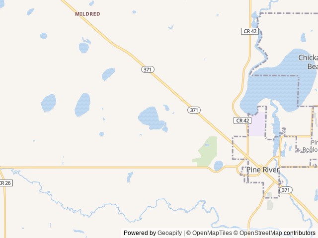 Map for 2022 Jayco Jay Flight SLX 8 264BH near Backus, MN