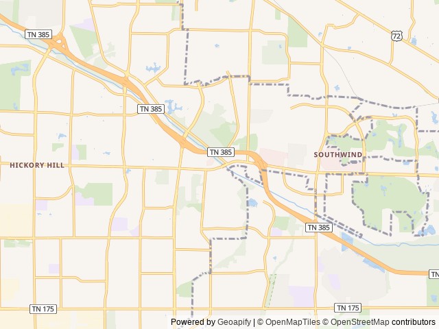 Map for 2021 Gulf Stream RV Ameri-Lite Ultra near Memphis, TN