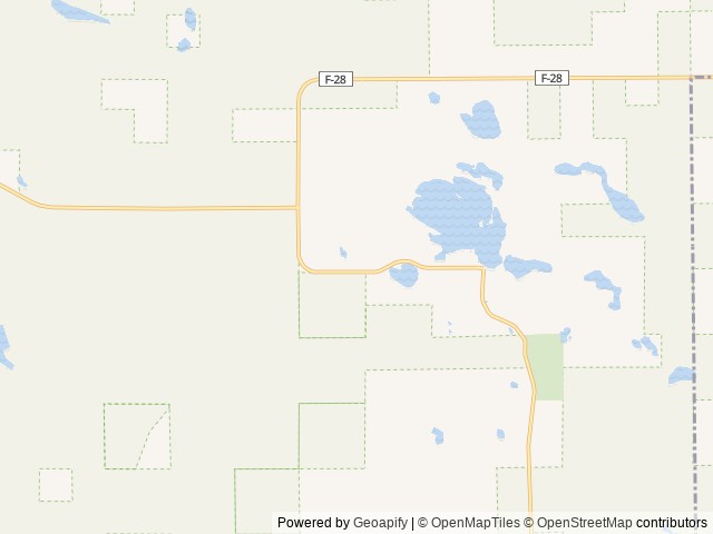 Map of Beaver Trail Campground location at West Branch, MI, United States