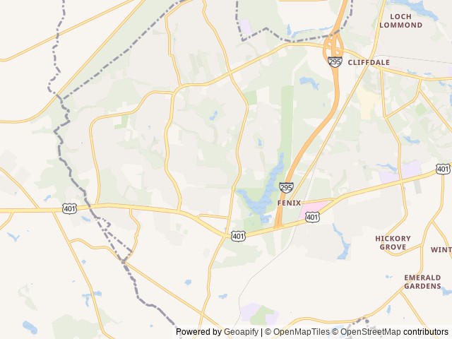 Map for Home Away from Home RV near Fayetteville, NC