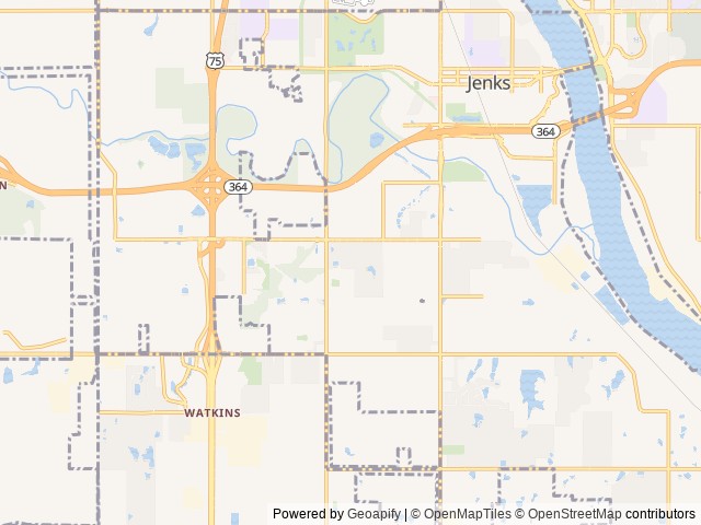 Map for 2022 Black Series Camper Black Series HQ19 near Jenks, OK