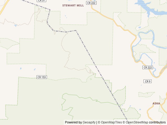 Map of Glamp Blue Ridge location at Cherry Log, GA, United States