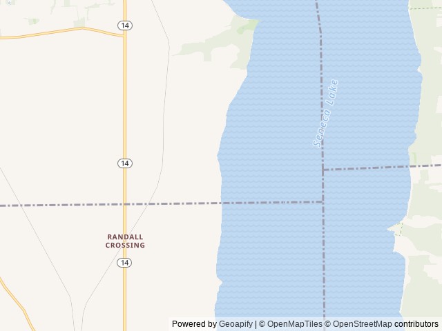 Map of Back-Achers Campsites location at Himrod, NY, United States