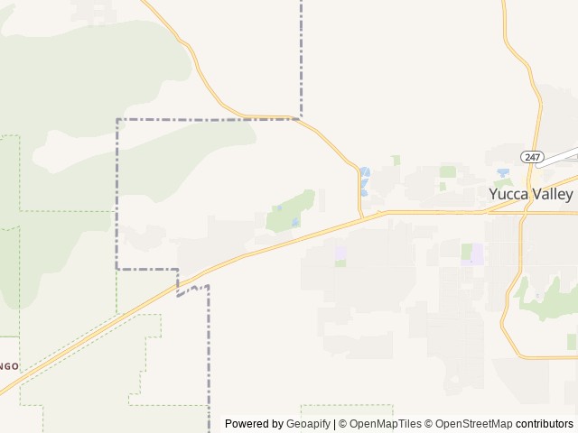 Map of Desert Drifter RV Resort location at Yucca Valley, CA, United States