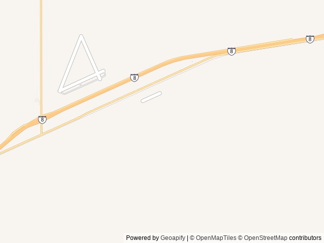 Map of The Oasis RV Park at Aztec Hills location at Dateland, AZ, United States