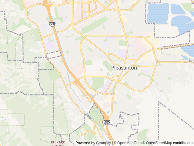 Map of The FairPark RV location at Pleasanton, CA, United States