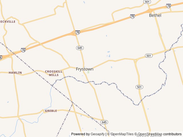 Map for 2013 Jayco Greyhawk 31FS near Myerstown, PA