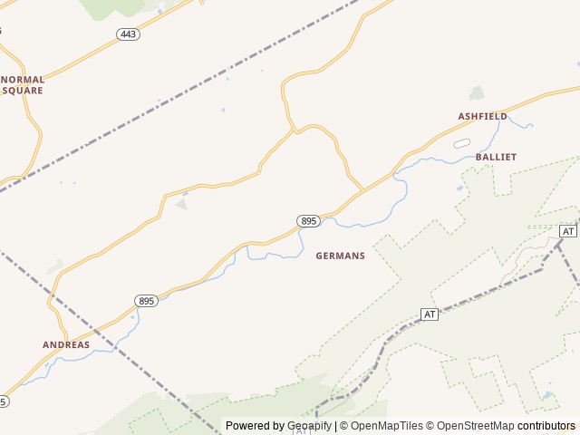 Map of Lizard Creek Campground, It's Familytime location at Lehighton, PA, United States