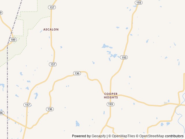 Map of Hidden Hollow Resort location at Chickamauga, GA, United States