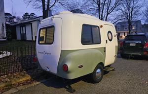 Cozy Green Lima Bean Camper