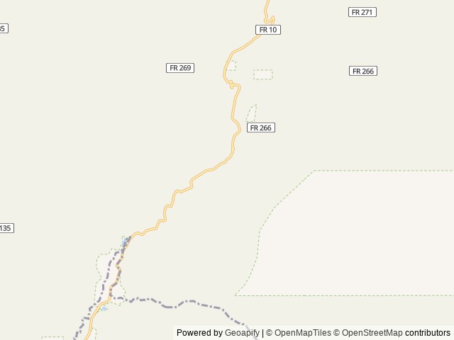Map of Paliza location at Jemez Springs, NM, United States