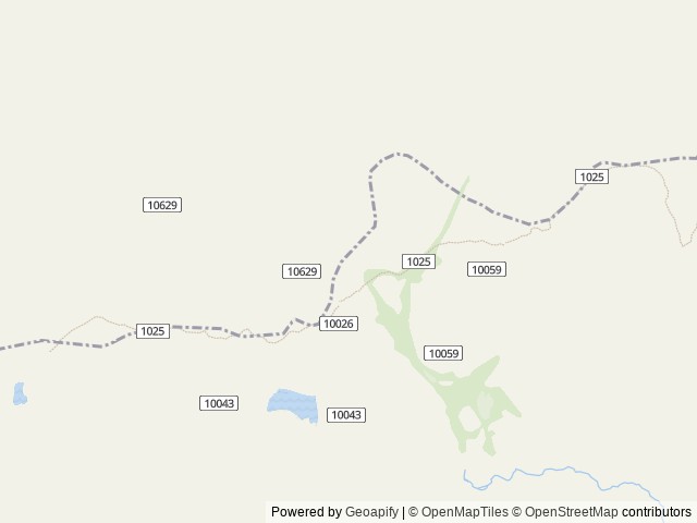 Map of Carter Military Trail Yurt location at Vernal, UT, United States