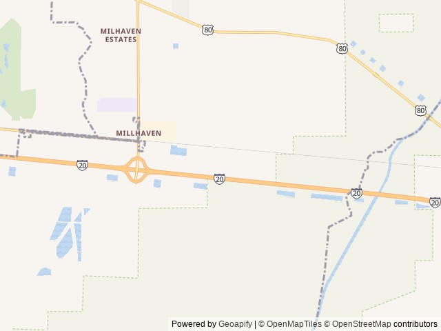 Map of Cowtown RV Park location at Benbrook, TX, United States