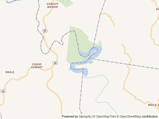 Map of Crooked Creek Lake Pavilions location at Ford City, PA, United States