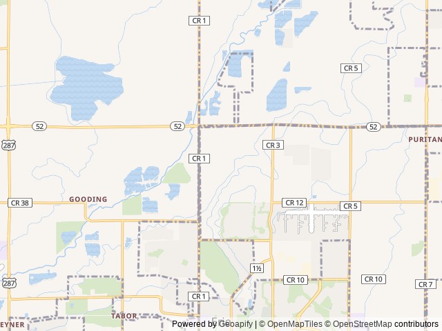 Map for Colorado RV Rental - 24 ft near Erie, CO