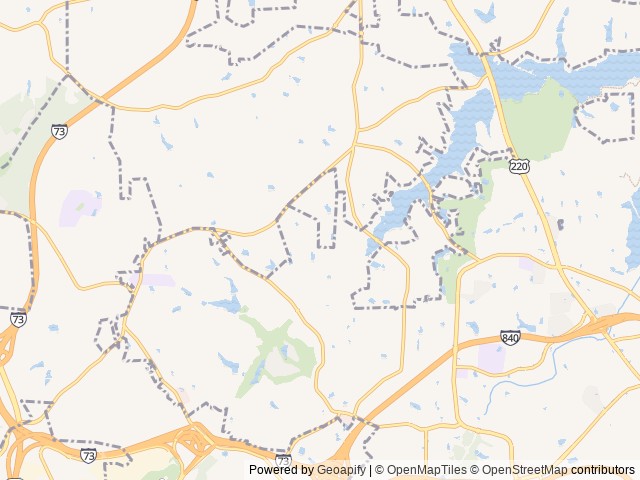 Map for Ready for Furniture market Charming Fully Stocked near Summerfield, NC
