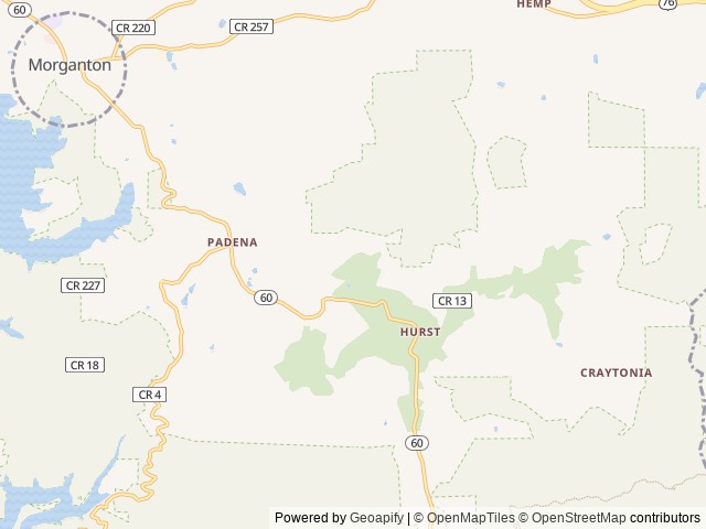 Map for 2022 Prowler 315BH near Morganton, TN