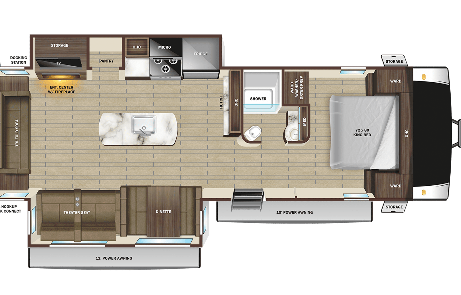 Luxury Open Range 290RLS w/ Solar – Clean & Roomy