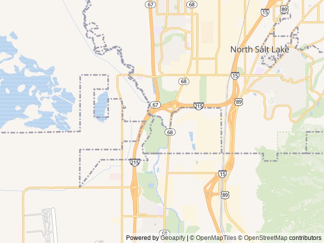 Map of Sun Outdoors Salt Lake City location at North Salt Lake, UT, United States