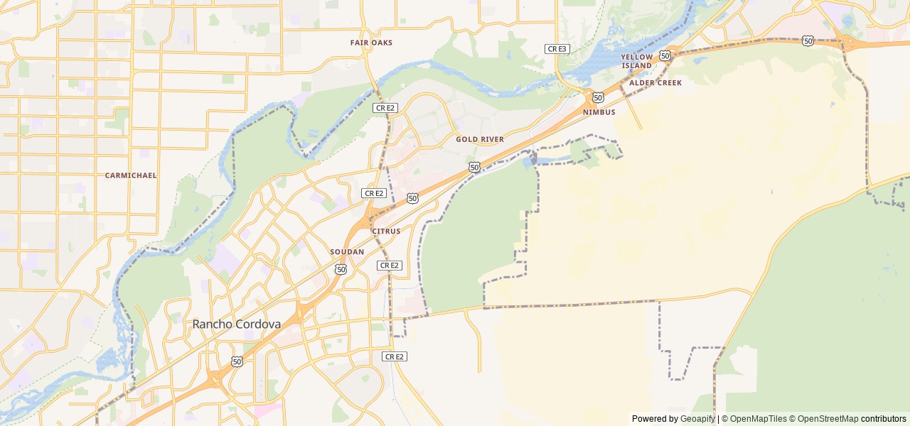 Map for Scenic Vans' “The Zion” - Unlimited Mileage near Rancho Cordova, CA