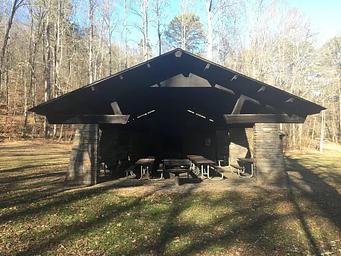 Deep Creek Picnic Pavilion Grill and Seating