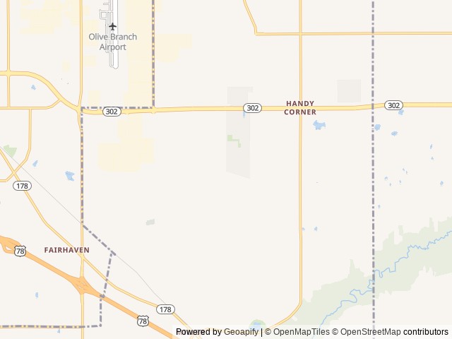 Map for 2021 Heartland Pioneer BH 250 “Mystery Machine” near Olive Branch, TN