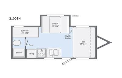 2019 21ft Winnebago with Bunks!