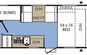 Coachmen Clipper Ultra-Lite bunkhouse