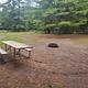 Camp Cook Campsite, table and fire ring
