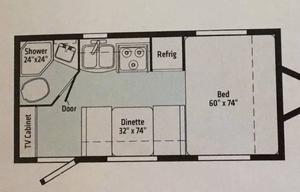 2021 20' Winnebago Minnie Winnie 1708FB