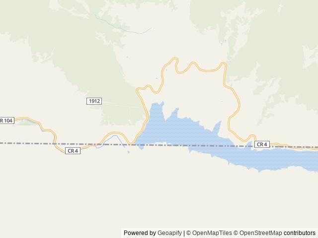Map of Ruedi Marina Campground location at Carbondale, CO, United States