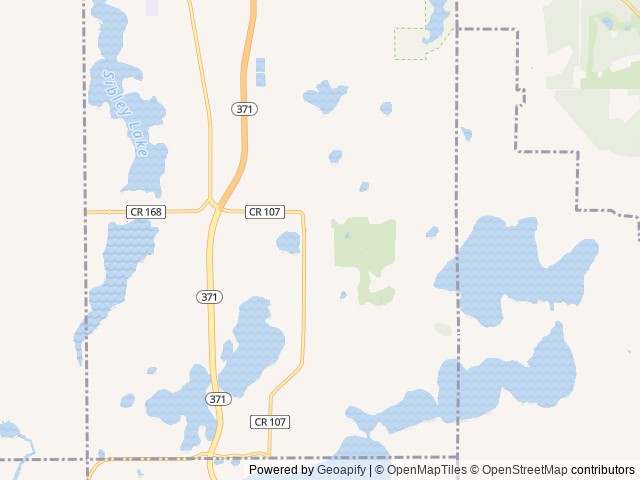Map for 2019 EAST TO WEST Della Terra 27 K2D near Pequot Lakes, MN
