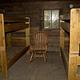 Bunkbeds inside cabin