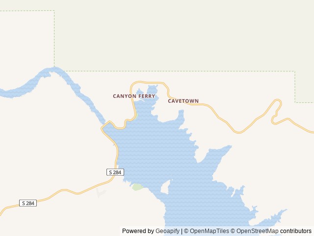 Map of Chinamen's Campground location at Helena, MT, United States