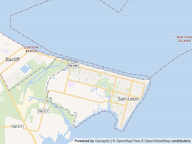 Map of Big Spot RV - San Leon location at San Leon, TX, United States