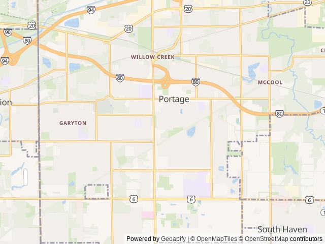 Map for 2017 Forest River RV Cherokee Grey Wolf 27RR near Portage, IL