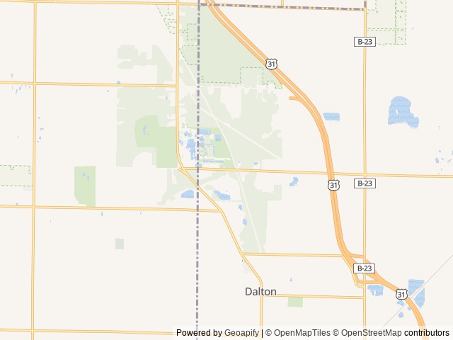 Map of Duck Creek RV Resort location at Muskegon, MI, United States