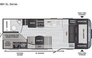 2021 Keystone RV Passport 219BH SL Series