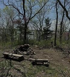 Campsite in Woodridge backcountry