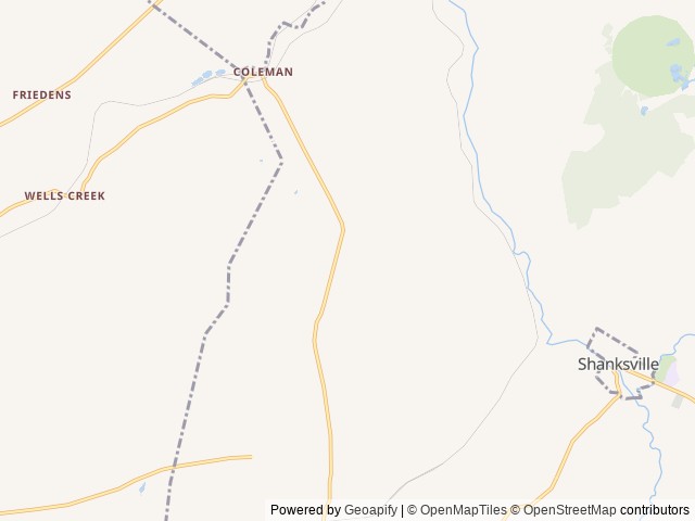 Map of Somerset Resort location at Friedens, PA, United States