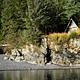 Pigot Bay Cabin from water
