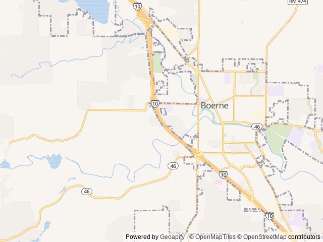Map for Bluebonnet Daze near Boerne, TX