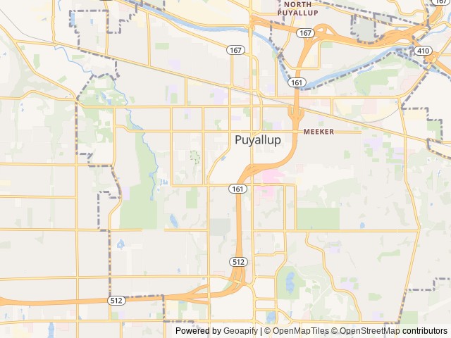 Map of WSF Event Center Seasonal RV Lot (Green) location at Puyallup, WA, United States