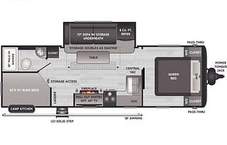2021 Keystone RV Hideout 25DBWE