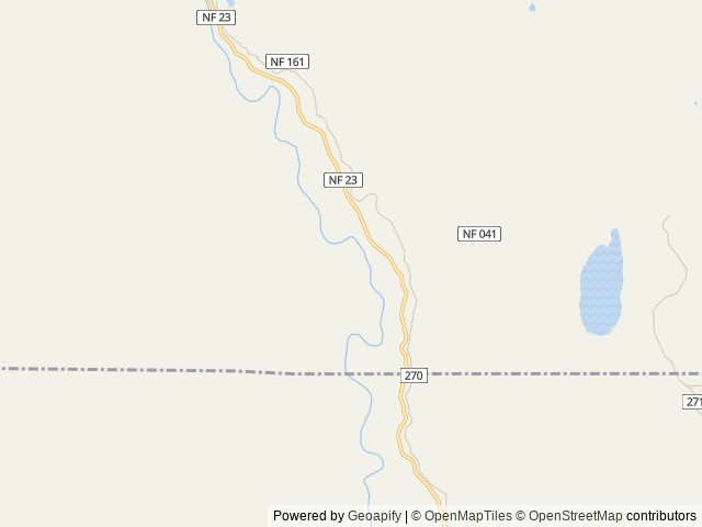 Map of Blue Lake Creek Campground - Gifford Pinchot Nf (WA) location at Randle, WA, United States
