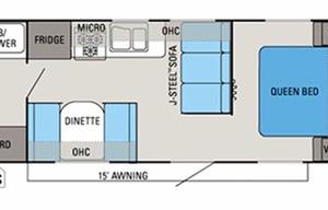 Jayco 22’ Simple to Use Travel Trailer!