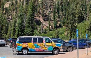 Gridlock, the Painted Camper Van
